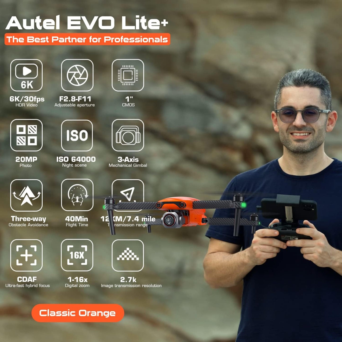 EVO light 6k Enterprise Premium Package + Drone